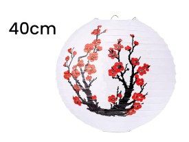 Lampara papel arroz decorada 40cm